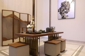 信阳固始崋壹新茄子视频高档样板房家具、软装饰品工程项目案例展示！
