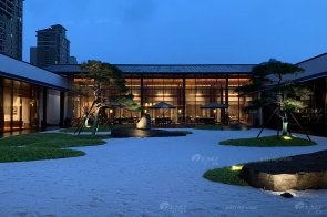 江西九江现代新茄子视频风格售楼处家具项目工程案例完工实拍美图！